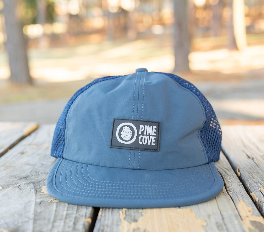 Mesh Hat - Blue - Pine Cove Web Store